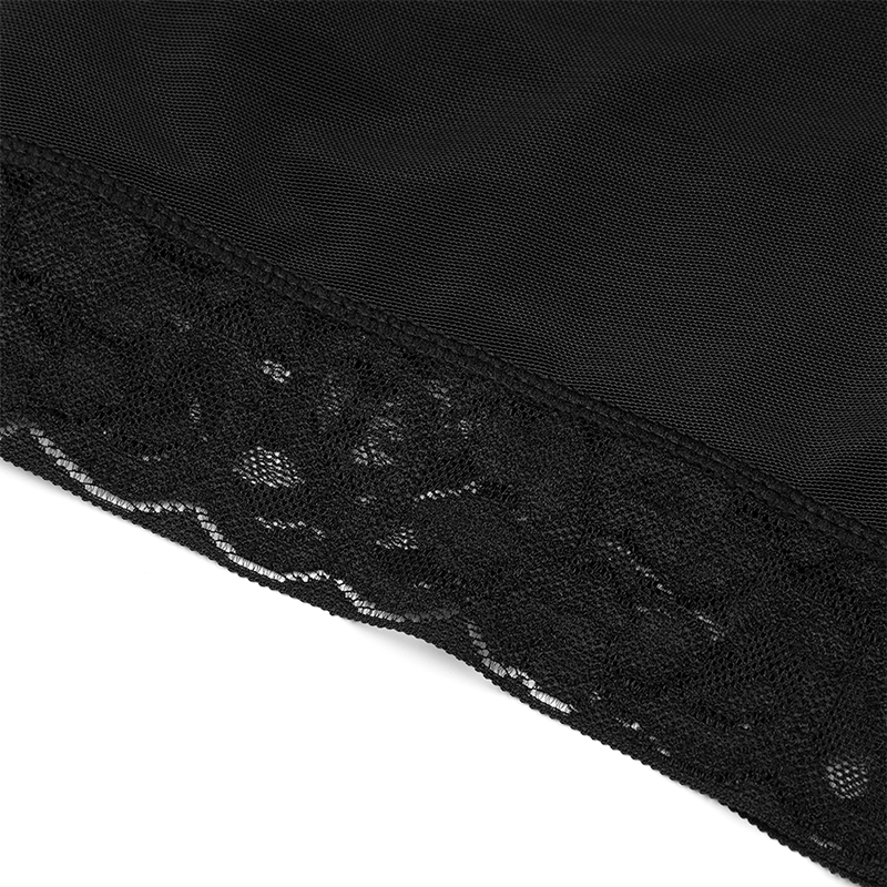 Black zipper up with hook buckle MT000163B