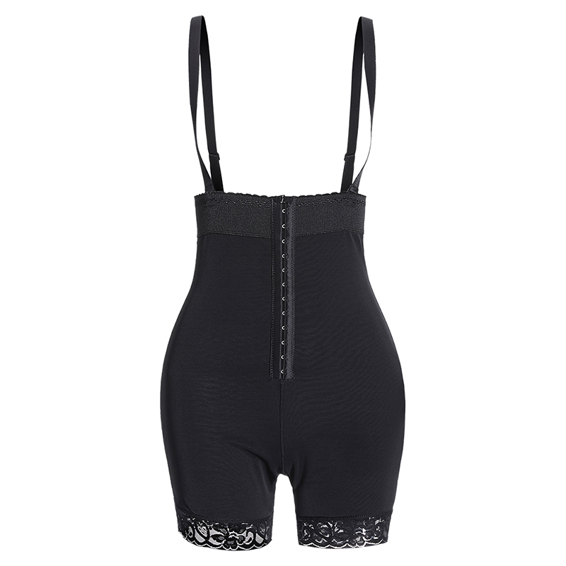 Black zipper up with hook buckle MT000163B