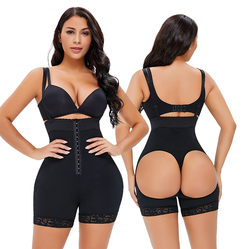 Black zipper up with hook buckle MT000163B