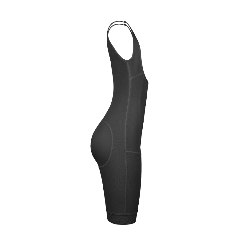 Black Shapewear waistcoat lifts waist MT000152B