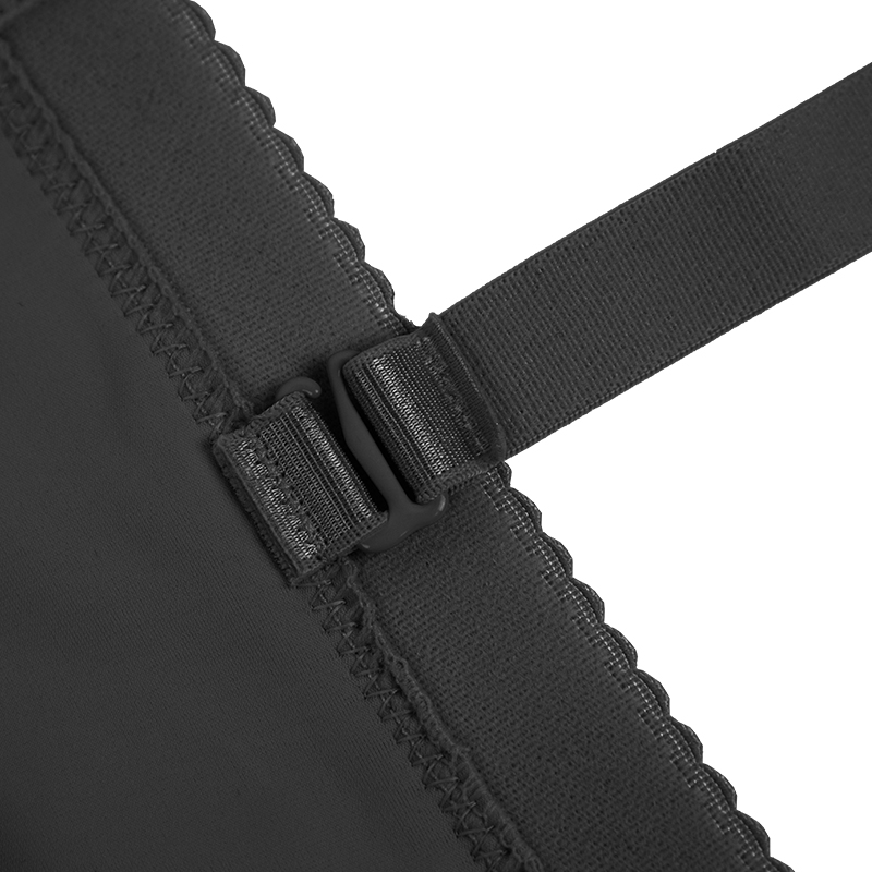 Bodice with side zipper and butt lift MT000164B
