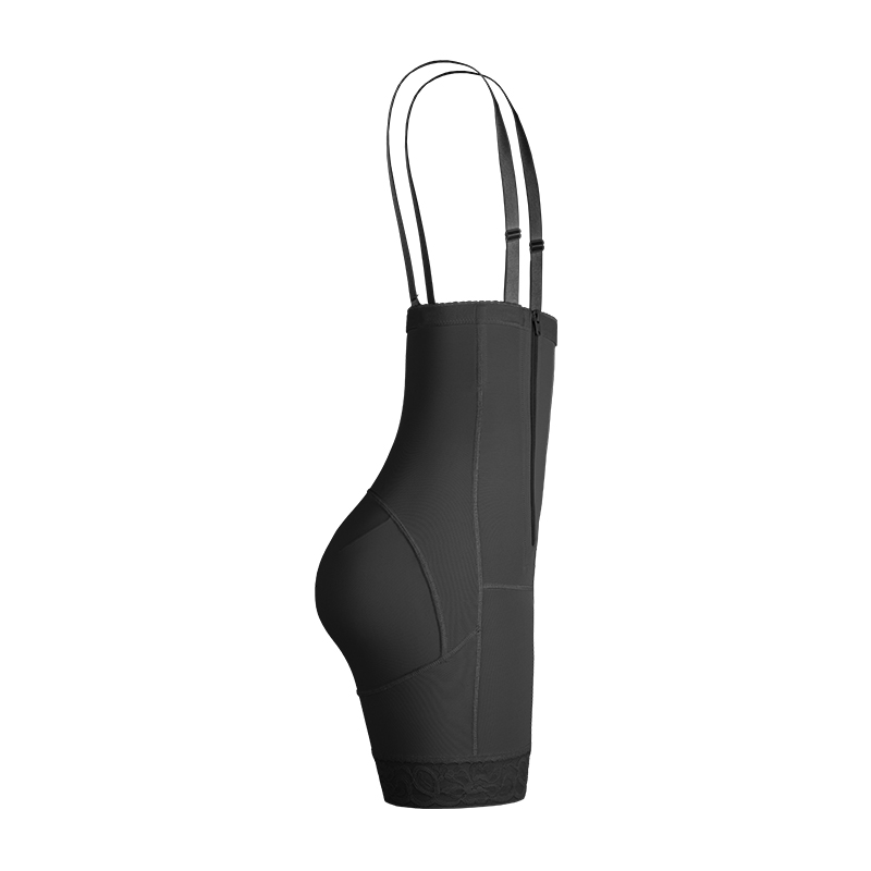 Bodice with side zipper and butt lift MT000164B