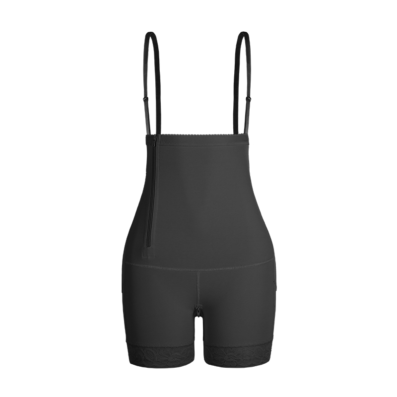 Bodice with side zipper and butt lift MT000164B